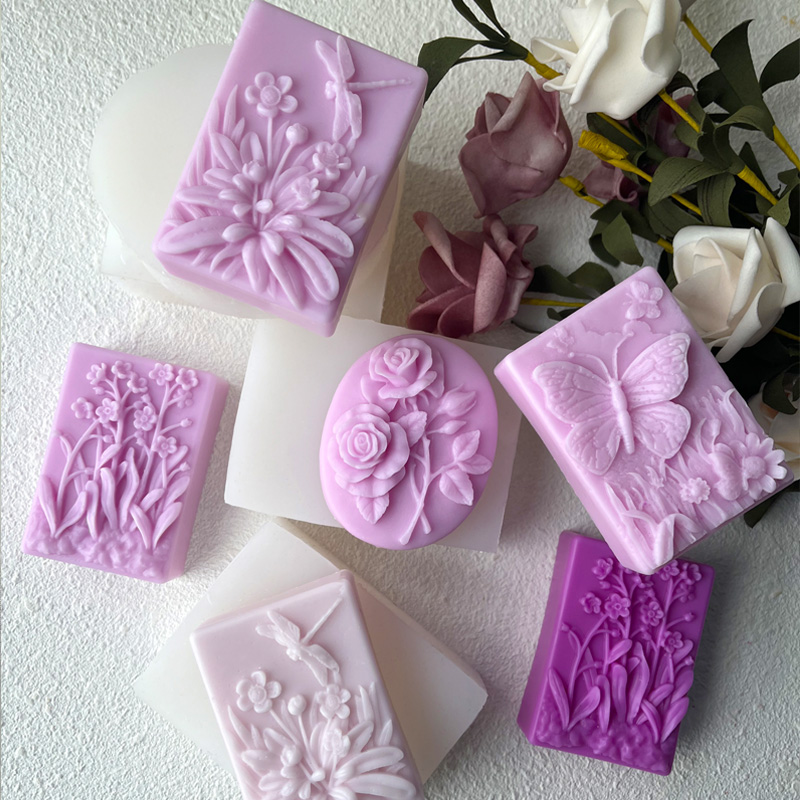 Candle Making Jelly - Dargonfly Sabun Silikon Mum Kalıp Yuvarlak