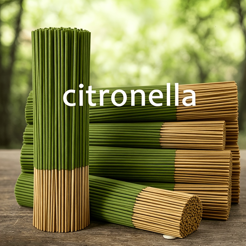 Uv Inhibitor Candle - Citronella Kokulu Aromaterapi Çubukları - 22.0cm