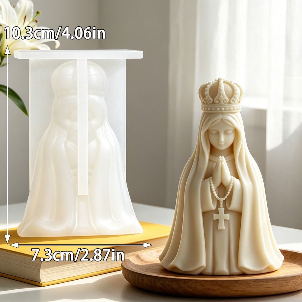3D Meryem Ana Silikon Mum Kalı - Candle Making Jelly incelemesi ve fiyatı
