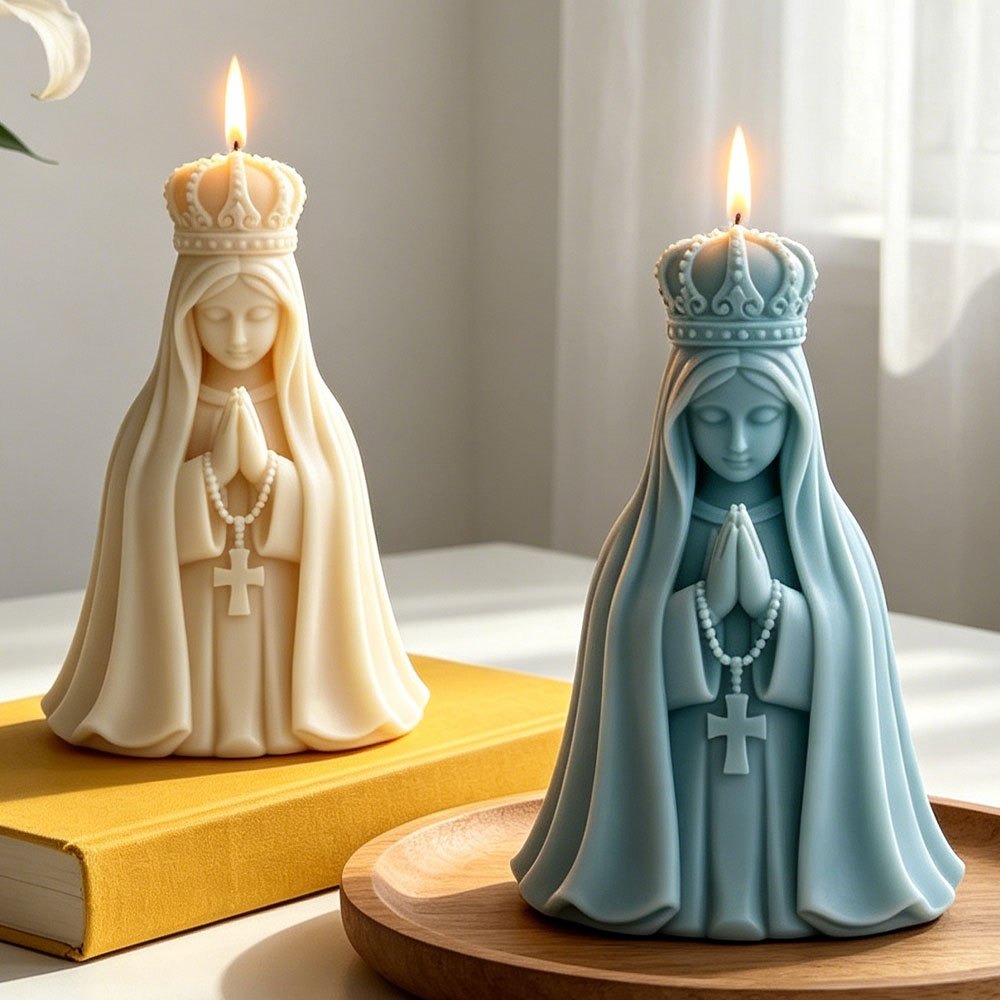 3D Meryem Ana Silikon Mum Kalı - Candle Making Jelly incelemesi ve fiyatı