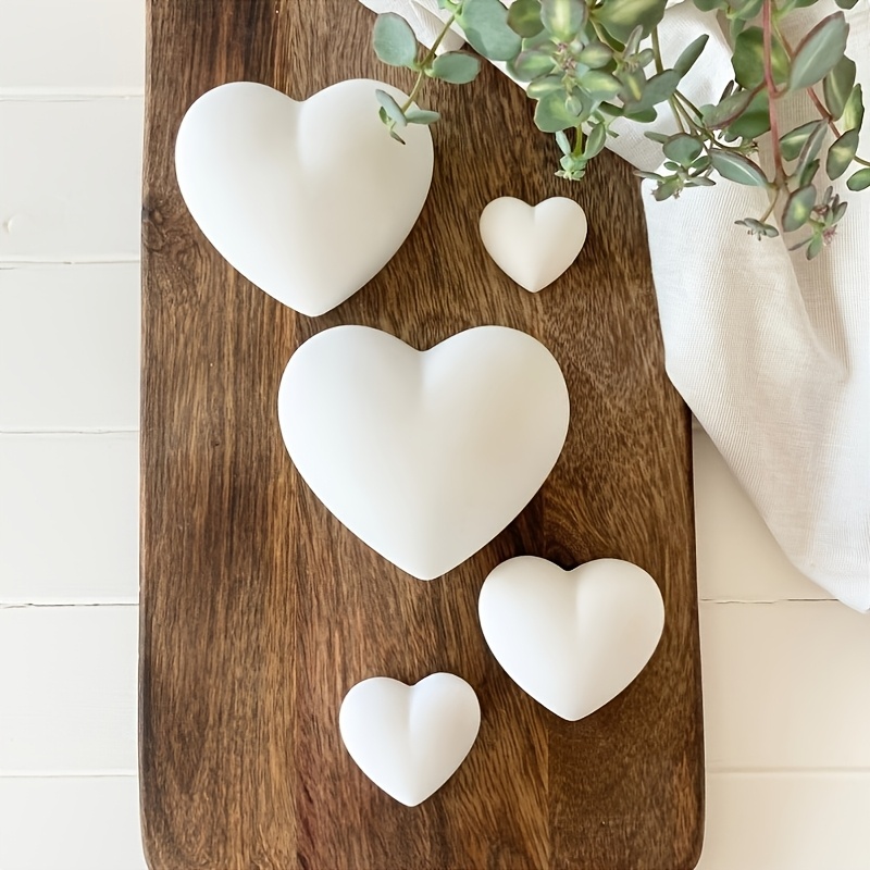 5 adet Kalp Şeklinde Alçı Mum  - Candle Making Set incelemesi ve fiyatı