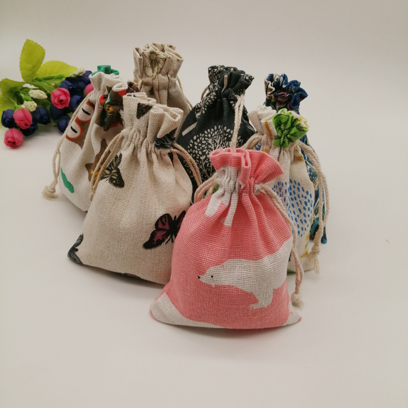 100 adet Desen Tarzı Takı Sakl - Jute Bag Packaging incelemesi ve fiyatı