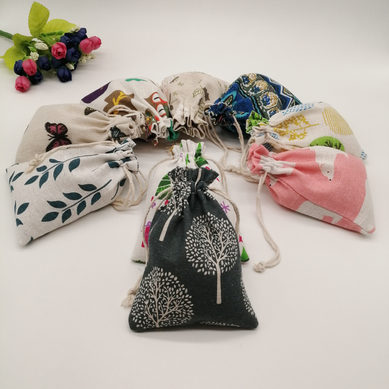 100 adet Desen Tarzı Takı Sakl - Jute Bag Packaging incelemesi ve fiyatı
