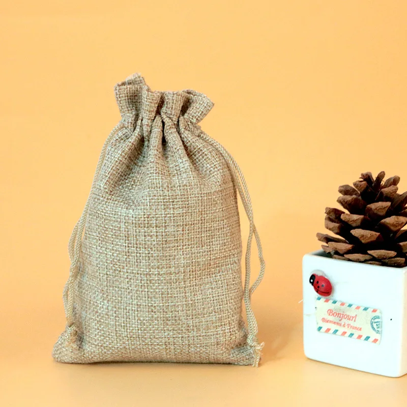 50 adet/grup 7x9 9x12 10x14 13 - Jute Bag Packaging incelemesi ve fiyatı
