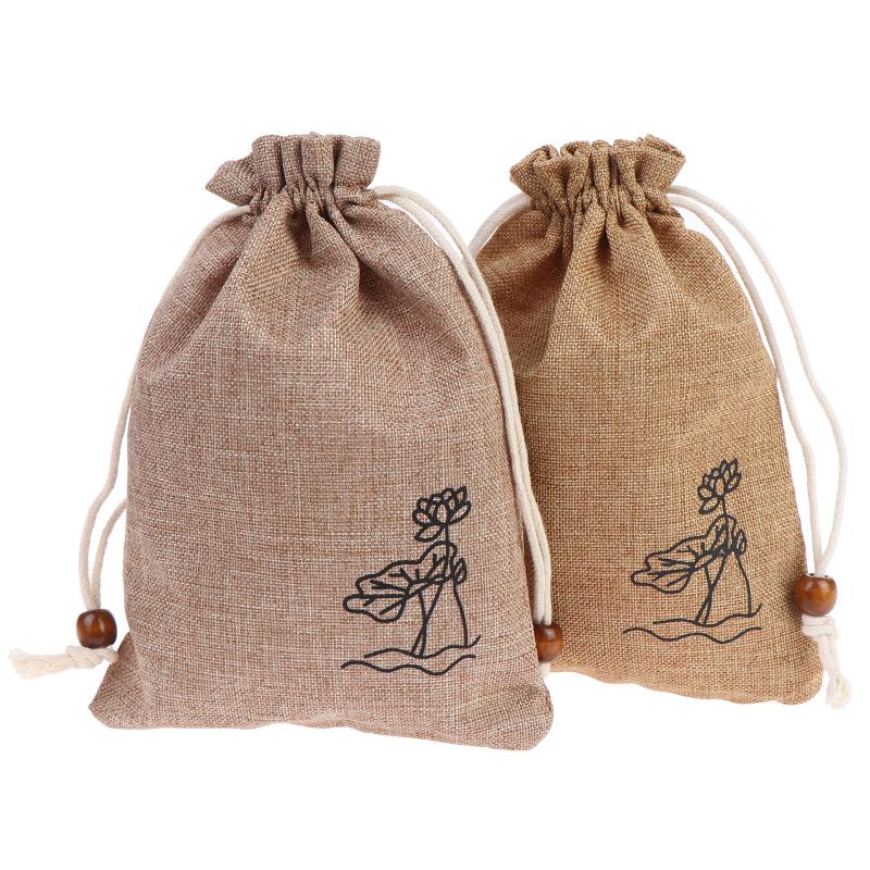 2 adet çuval bezi büzgülü çant - Jute Bag Packaging incelemesi ve fiyatı