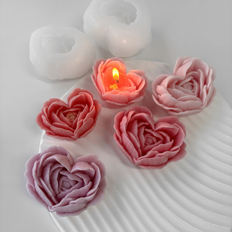 Aşk Çiçek silikon kalıp DIY Ka - Candle Making Jelly incelemesi ve fiyatı