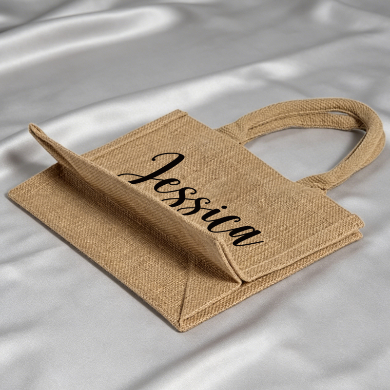 Kişiye Özel Düğün Çantası, Çuv - Jute Bag Packaging incelemesi ve fiyatı