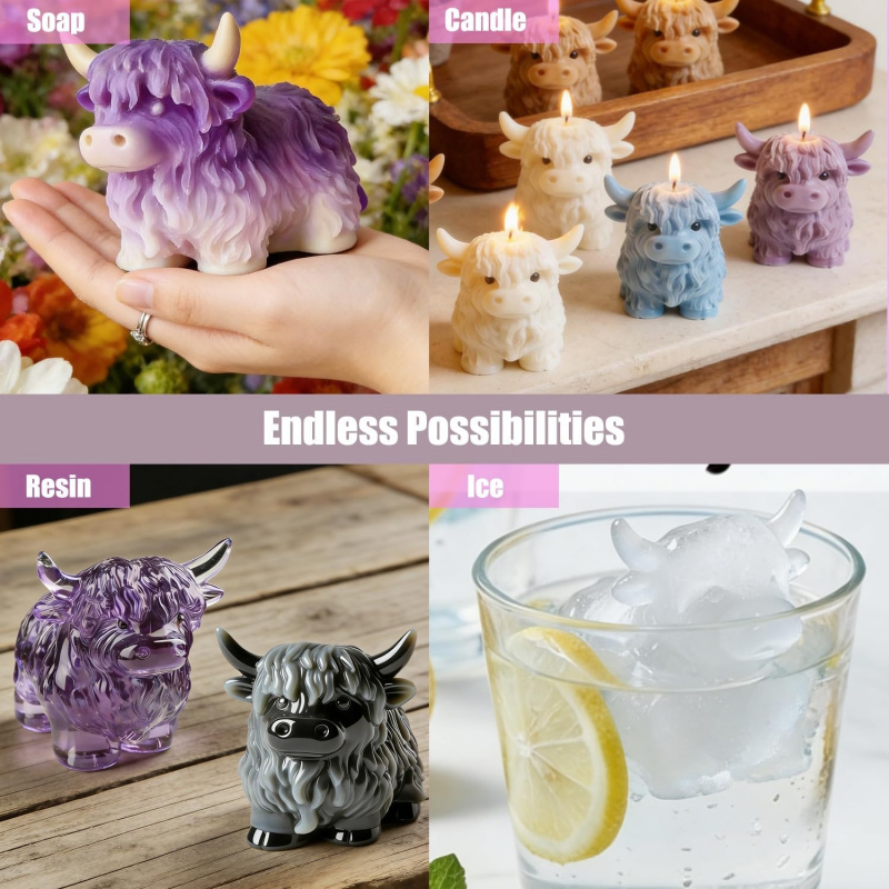 1 adet 3D silikon kalıp, Highl - Candle Making Jelly incelemesi ve fiyatı
