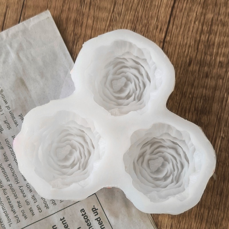 3 adet/takım Şakayık Çiçek Mum - Candle Making Set incelemesi ve fiyatı